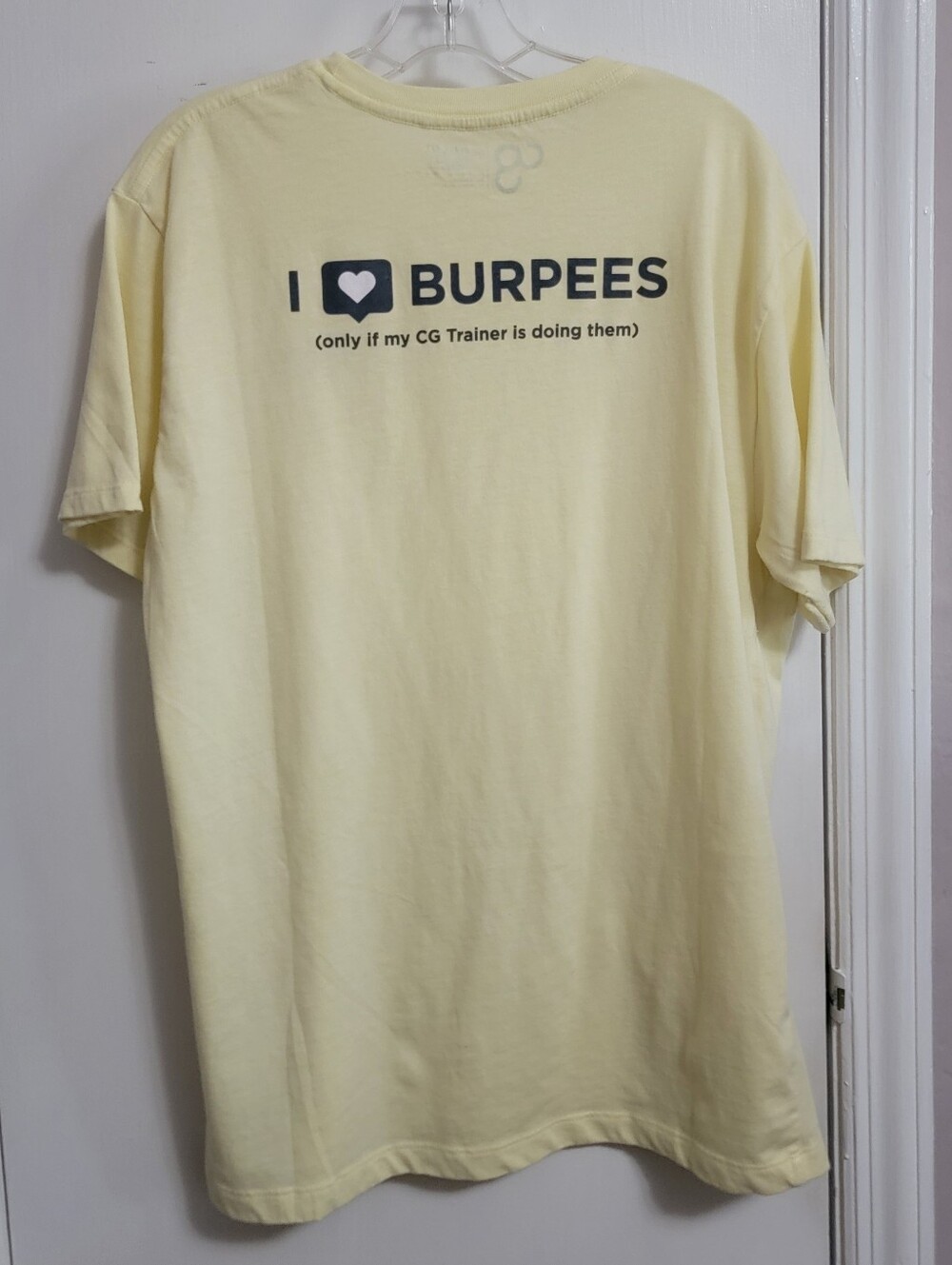 Camp Gladiator CG Victory I ❤️ BURPEES t-shirt